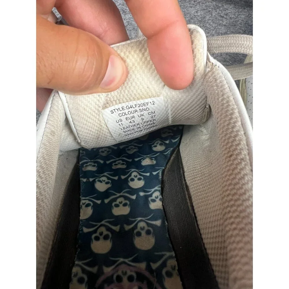 G/Fore Durf Golf Shoes Women's 11 White Perforated Leather Low Top Casual G4 - Picture 6 of 6